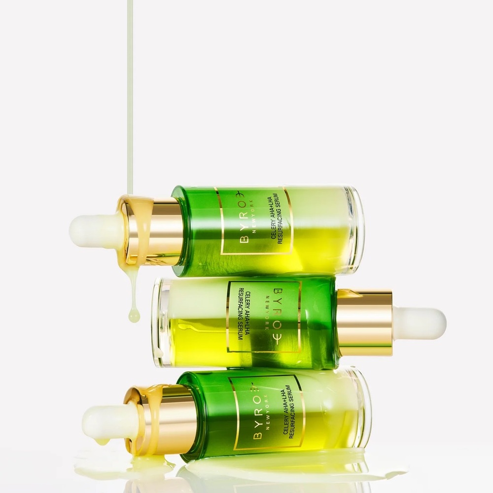 BYROE CELERY AHA + LHA RESURFACING SERUM